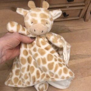 Carter’s Giraffe Lovey Security Blanket Pacifier Holder 14” 2016